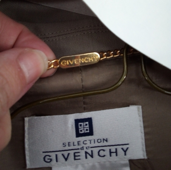 Selection de Givenchy Shearing Wool Tan Plus Size 24W Suit Jacket Skirt Vented - Picture 2 of 16